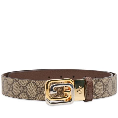 gucci supreme beige belts